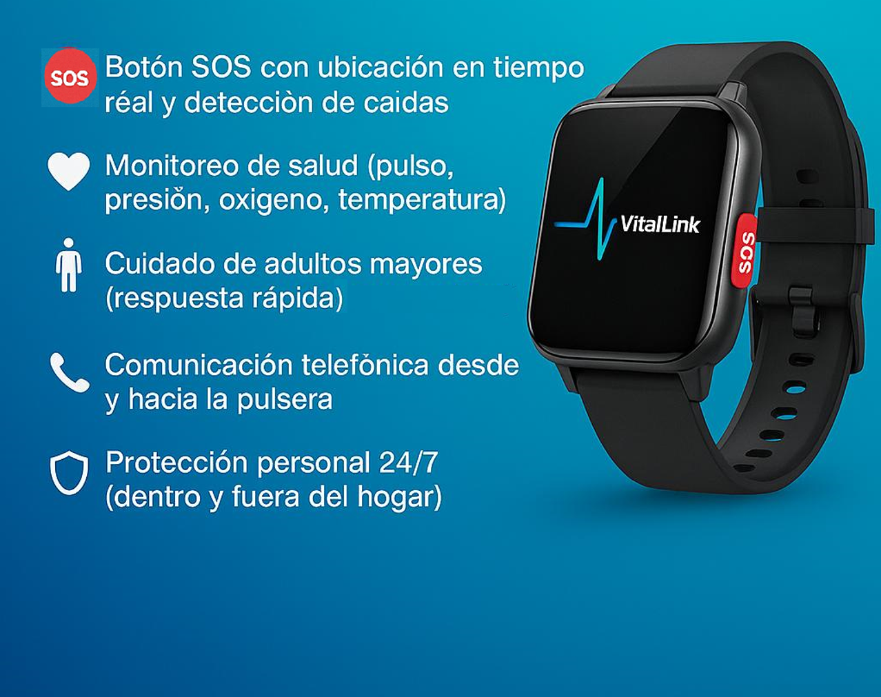 Pulsera de alerta VitalLink